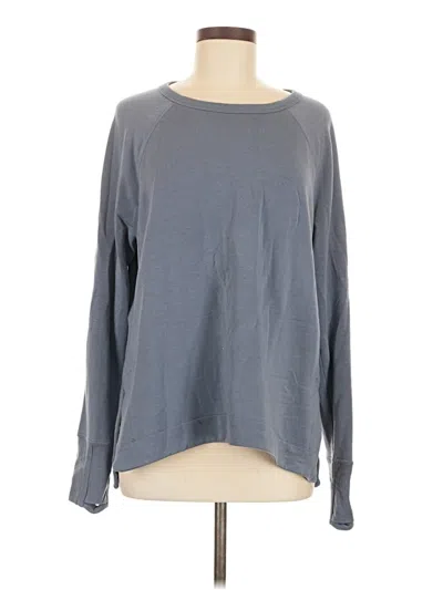 Pre-owned Athleta Pullover Sweater In Gray