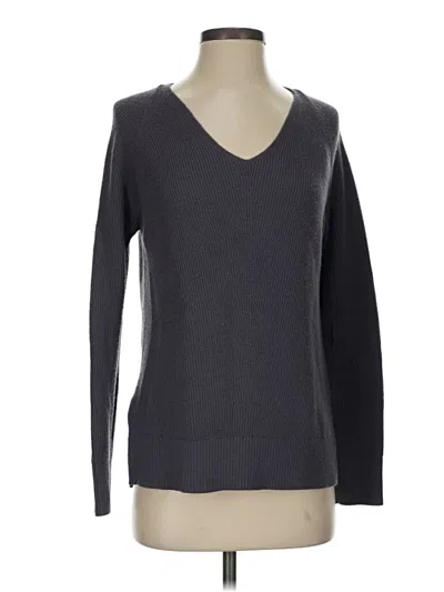 Pre-owned Athleta Pullover Sweater In Gray