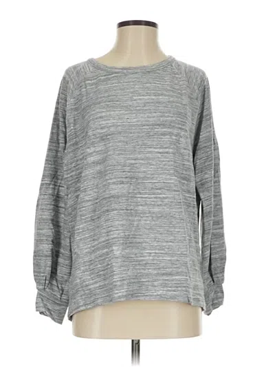 Pre-owned Athleta Pullover Sweater In Gray
