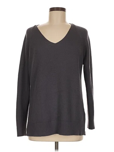 Pre-owned Athleta Pullover Sweater In Gray