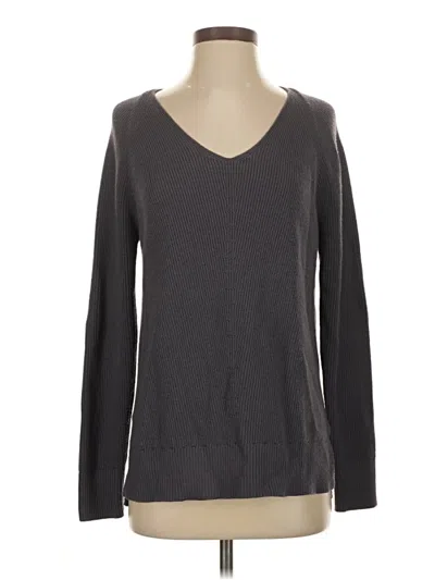 Pre-owned Athleta Pullover Sweater In Gray