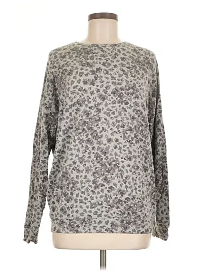 Pre-owned Athleta Pullover Sweater In Gray