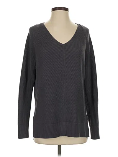 Pre-owned Athleta Pullover Sweater In Gray