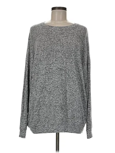 Pre-owned Athleta Pullover Sweater In Gray