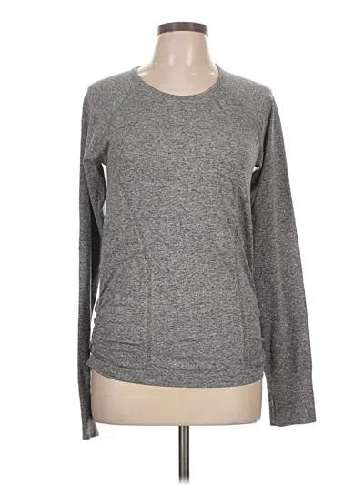 Pre-owned Athleta Pullover Sweater In Gray