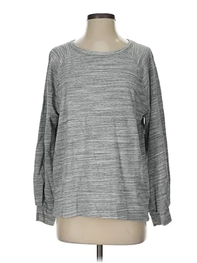 Pre-owned Athleta Pullover Sweater In Gray