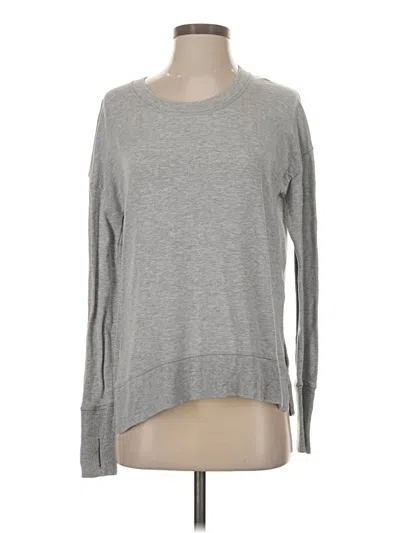 Pre-owned Athleta Pullover Sweater In Gray