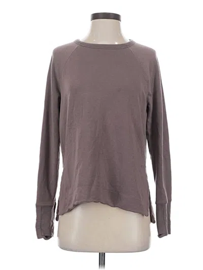 Pre-owned Athleta Pullover Sweater In Gray