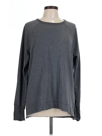Pre-owned Athleta Pullover Sweater In Gray