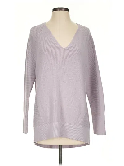 Pre-owned Athleta Pullover Sweater In Gray