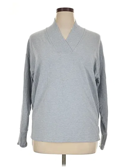 Pre-owned Athleta Pullover Sweater In Gray