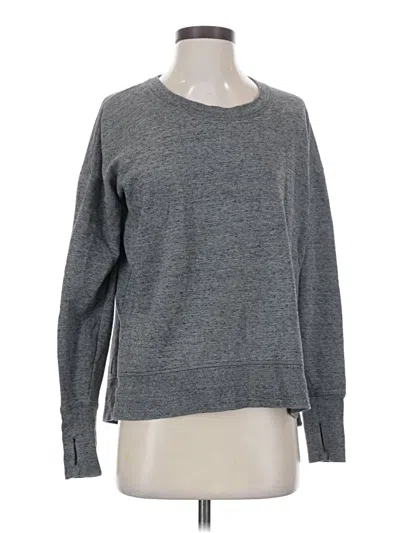 Pre-owned Athleta Pullover Sweater In Gray