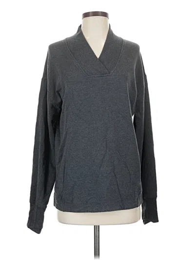 Pre-owned Athleta Pullover Sweater In Gray
