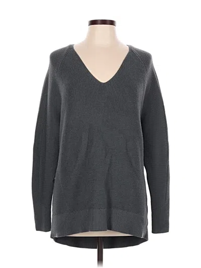 Pre-owned Athleta Pullover Sweater In Gray