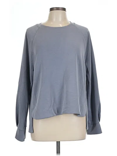 Pre-owned Athleta Pullover Sweater In Gray