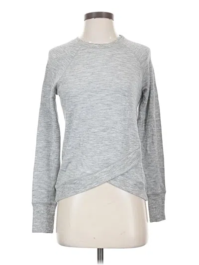 Pre-owned Athleta Pullover Sweater In Gray