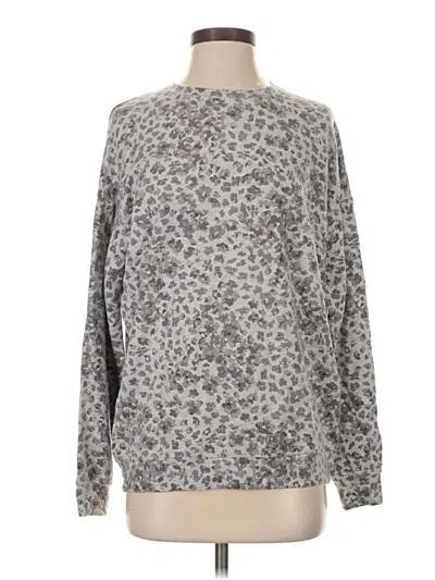 Pre-owned Athleta Pullover Sweater In Gray