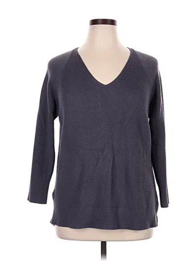Pre-owned Athleta Pullover Sweater In Gray