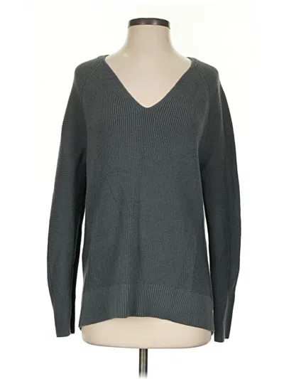 Pre-owned Athleta Pullover Sweater In Gray