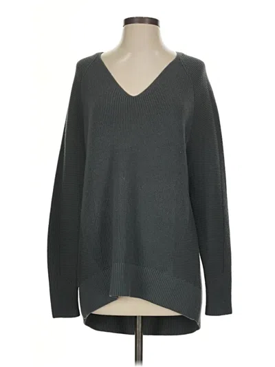 Pre-owned Athleta Pullover Sweater In Gray