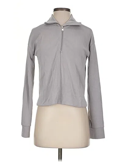 Pre-owned Athleta Pullover Sweater In Gray