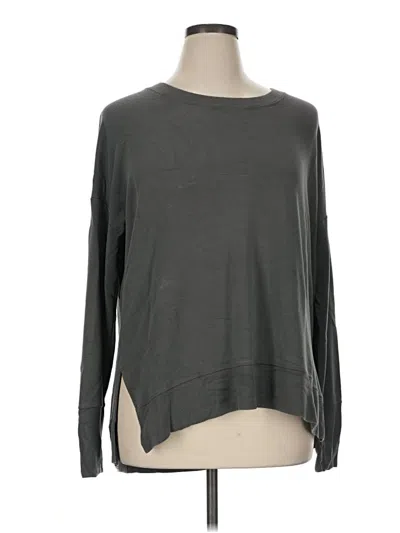 Pre-owned Athleta Pullover Sweater In Gray
