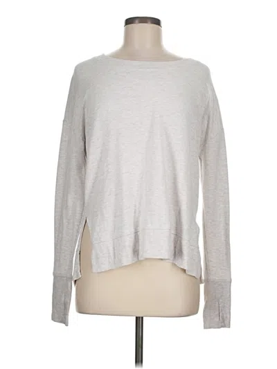 Pre-owned Athleta Pullover Sweater In Gray
