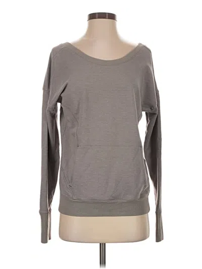Pre-owned Athleta Pullover Sweater In Gray
