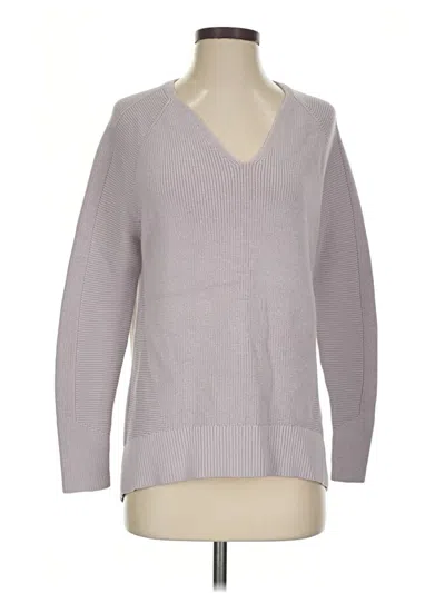 Pre-owned Athleta Pullover Sweater In Gray