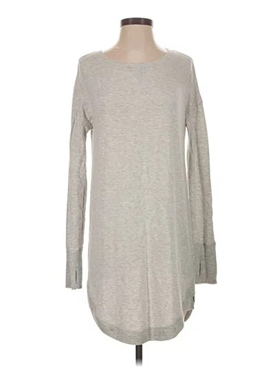 Pre-owned Athleta Pullover Sweater In Gray
