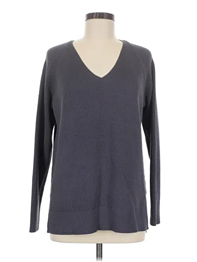 Pre-owned Athleta Pullover Sweater In Gray