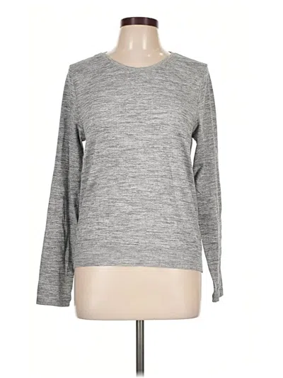 Pre-owned Athleta Pullover Sweater In Gray