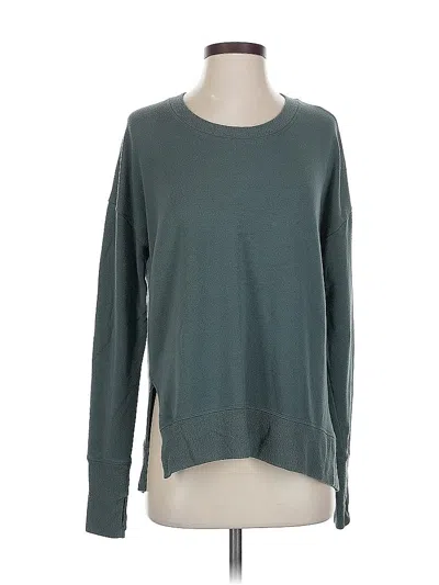 Pre-owned Athleta Pullover Sweater In Green