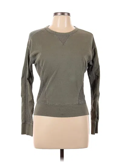 Pre-owned Athleta Pullover Sweater In Green