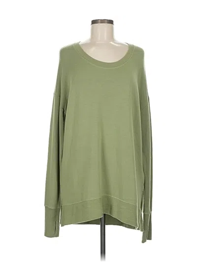 Pre-owned Athleta Pullover Sweater In Green