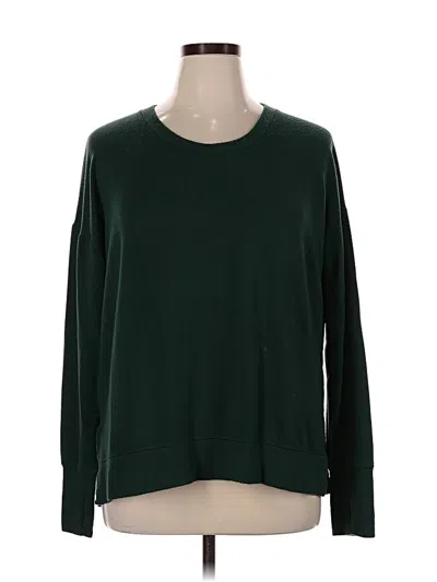 Pre-owned Athleta Pullover Sweater In Green