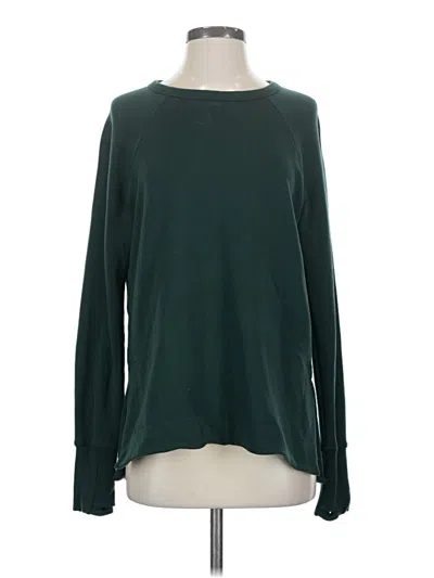 Pre-owned Athleta Pullover Sweater In Green