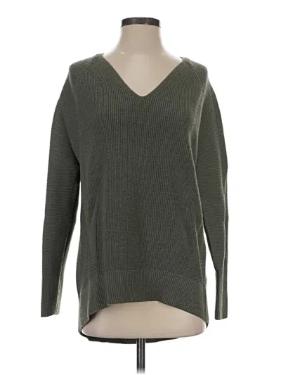 Pre-owned Athleta Pullover Sweater In Green