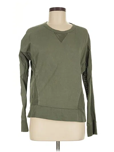Pre-owned Athleta Pullover Sweater In Green