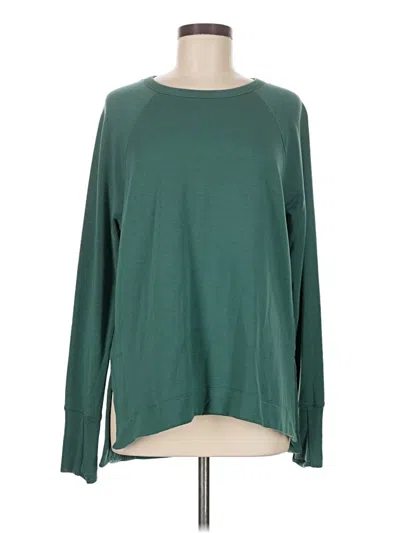 Pre-owned Athleta Pullover Sweater In Green