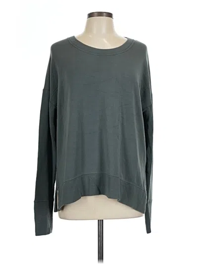 Pre-owned Athleta Pullover Sweater In Green