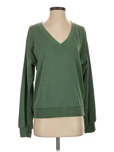 Pre-owned Athleta Pullover Sweater In Green