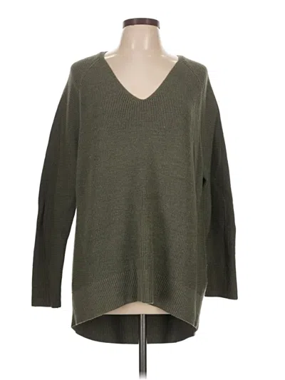 Pre-owned Athleta Pullover Sweater In Green