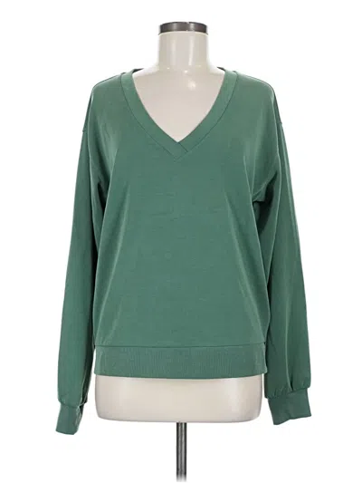 Pre-owned Athleta Pullover Sweater In Green