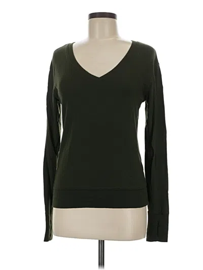 Pre-owned Athleta Pullover Sweater In Green