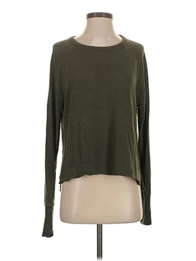 Pre-owned Athleta Pullover Sweater In Green