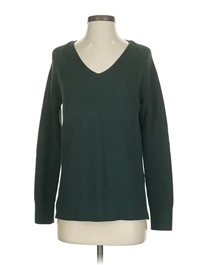 Pre-owned Athleta Pullover Sweater In Green