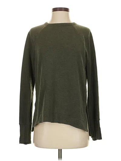 Pre-owned Athleta Pullover Sweater In Green