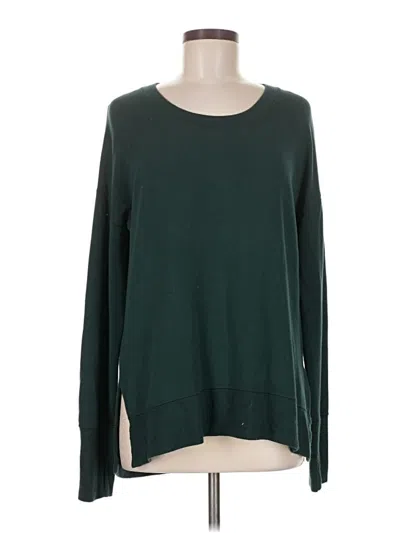 Pre-owned Athleta Pullover Sweater In Green