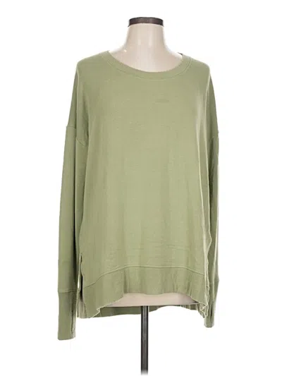 Pre-owned Athleta Pullover Sweater In Green